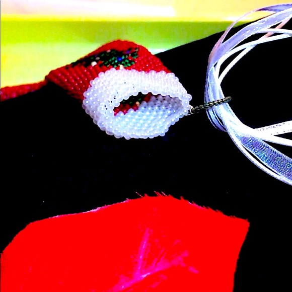 “Xmas stocking” pendant/necklace! It really opens up on the inside!! - Picture 3 of 4